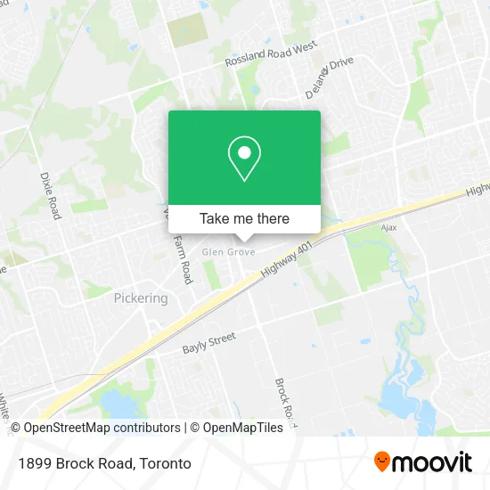 1899 Brock Road map