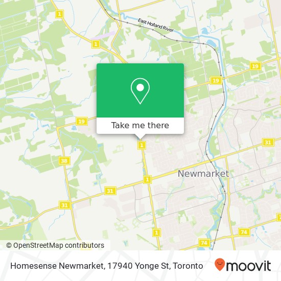 Homesense Newmarket, 17940 Yonge St map