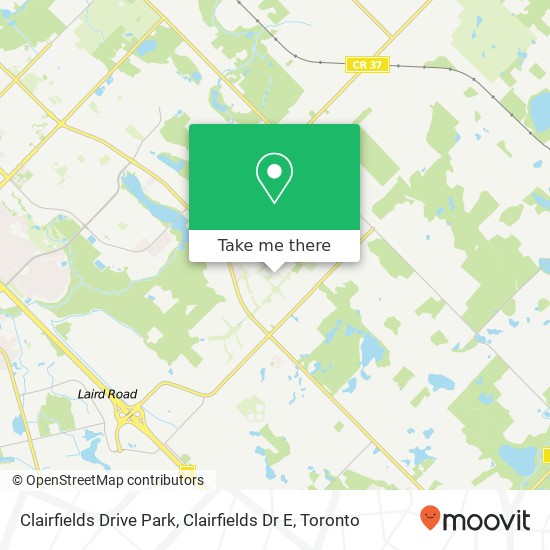 Clairfields Drive Park, Clairfields Dr E map
