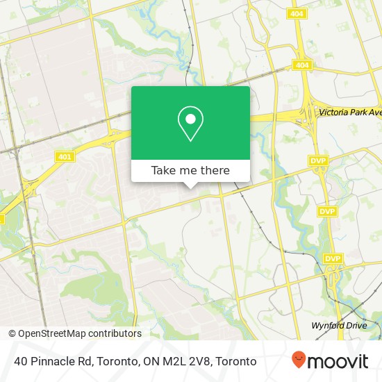 40 Pinnacle Rd, Toronto, ON M2L 2V8 map