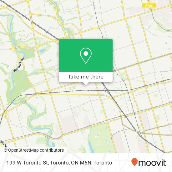 199 W Toronto St, Toronto, ON M6N plan
