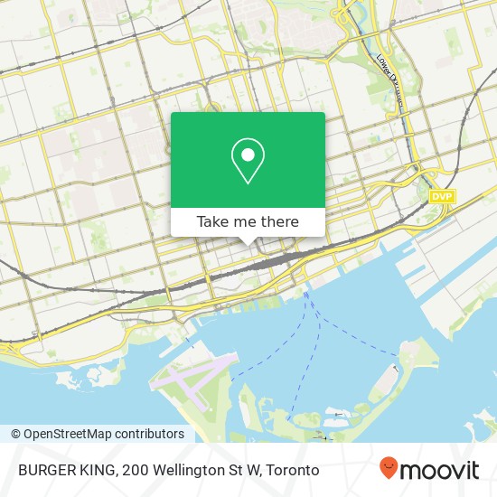 BURGER KING, 200 Wellington St W map