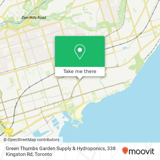 Green Thumbs Garden Supply & Hydroponics, 338 Kingston Rd plan