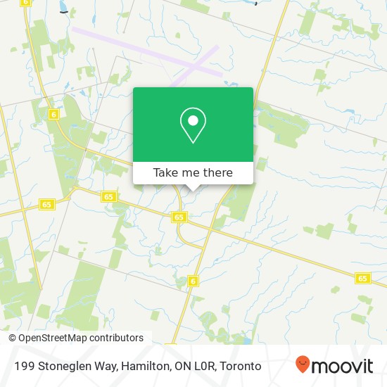 199 Stoneglen Way, Hamilton, ON L0R map