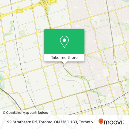 199 Strathearn Rd, Toronto, ON M6C 1S3 plan