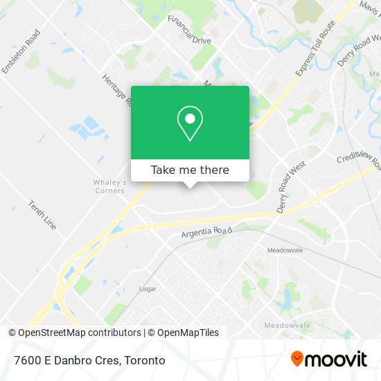 7600 E Danbro Cres map