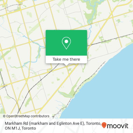 Markham Rd (markham and Eglinton Ave E), Toronto, ON M1J map