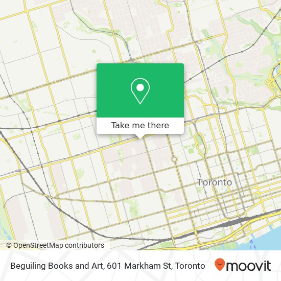 Beguiling Books and Art, 601 Markham St map