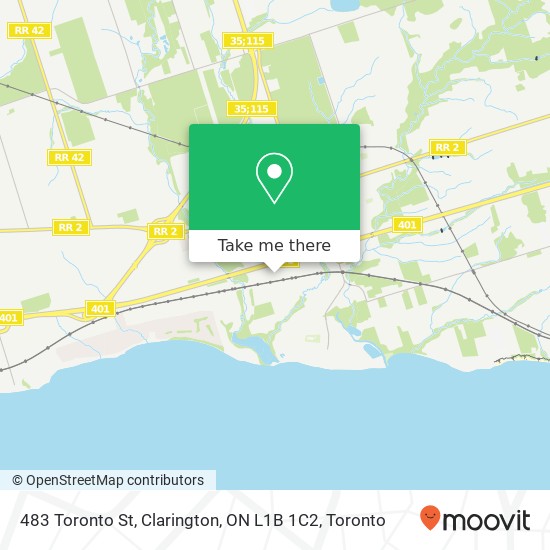 483 Toronto St, Clarington, ON L1B 1C2 map