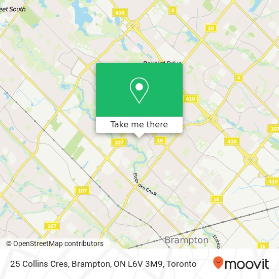 25 Collins Cres, Brampton, ON L6V 3M9 map