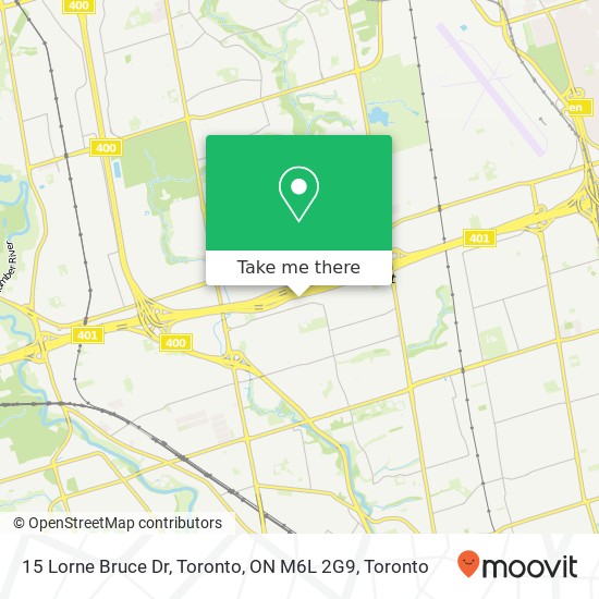 15 Lorne Bruce Dr, Toronto, ON M6L 2G9 map