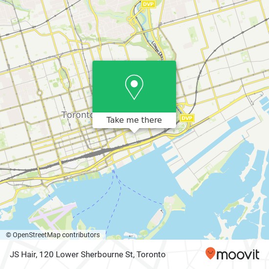 JS Hair, 120 Lower Sherbourne St map