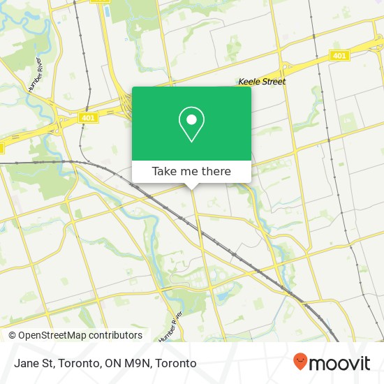 Jane St, Toronto, ON M9N plan