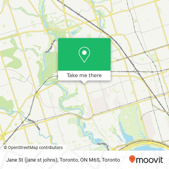 Jane St (jane st johns), Toronto, ON M6S map