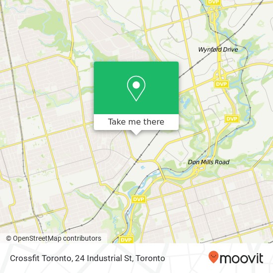 Crossfit Toronto, 24 Industrial St map