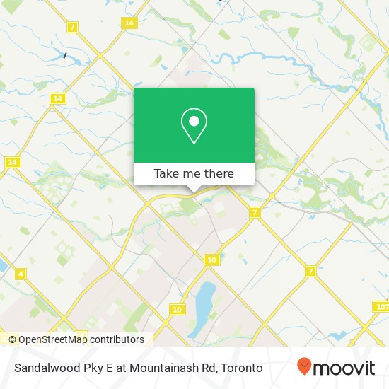 Sandalwood Pky E at Mountainash Rd plan