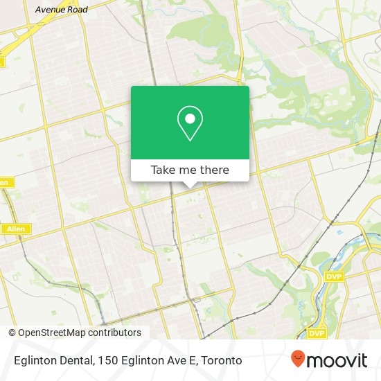 Eglinton Dental, 150 Eglinton Ave E map