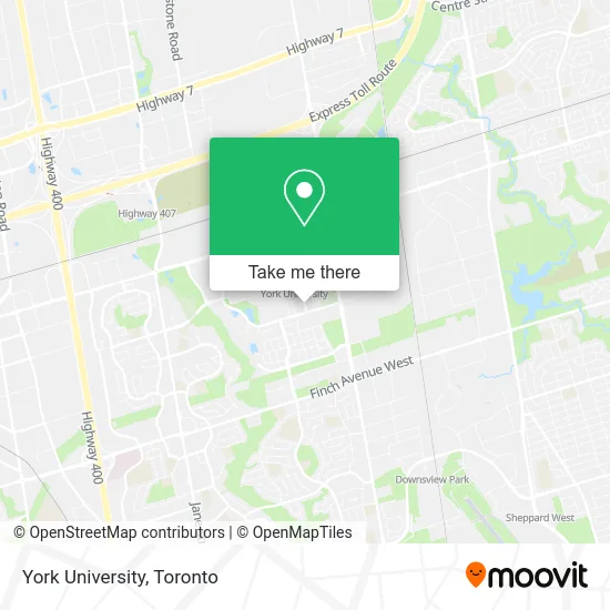 York University map