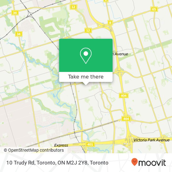 10 Trudy Rd, Toronto, ON M2J 2Y8 map