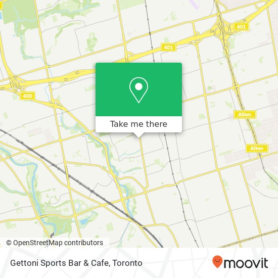 Gettoni Sports Bar & Cafe map