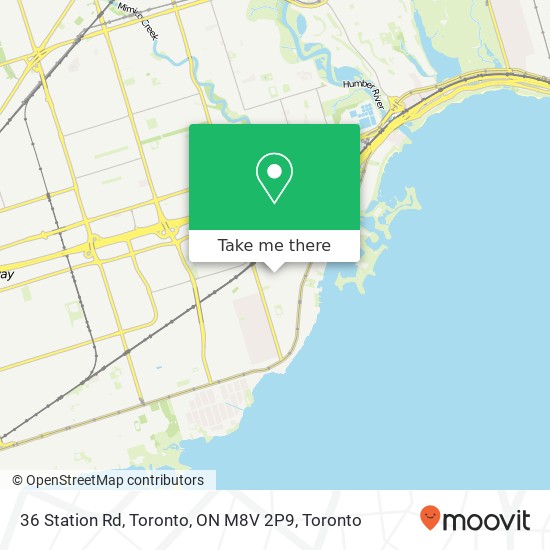 36 Station Rd, Toronto, ON M8V 2P9 map