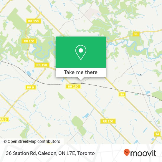 36 Station Rd, Caledon, ON L7E map