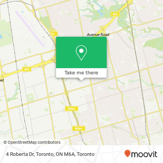 4 Roberta Dr, Toronto, ON M6A plan