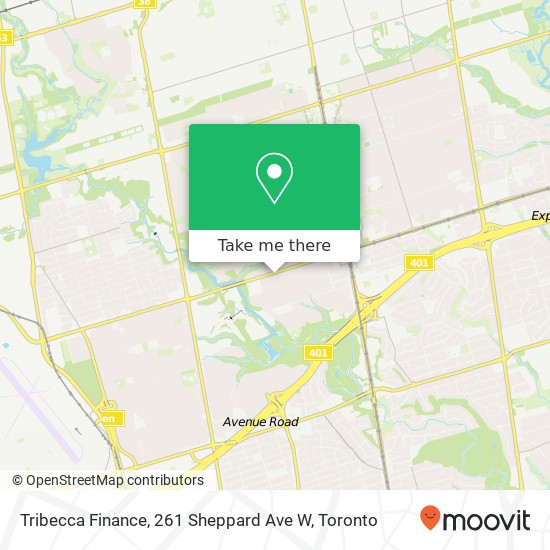 Tribecca Finance, 261 Sheppard Ave W plan