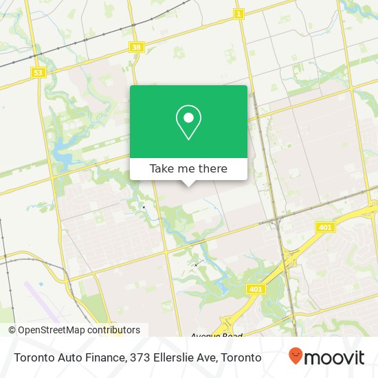 Toronto Auto Finance, 373 Ellerslie Ave map