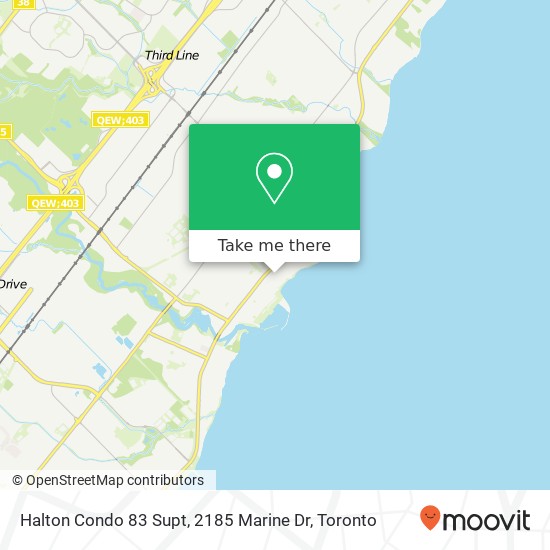 Halton Condo 83 Supt, 2185 Marine Dr map