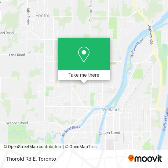 Thorold Rd E map