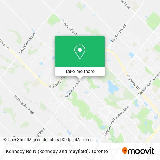 Kennedy Rd N (kennedy and mayfield) map