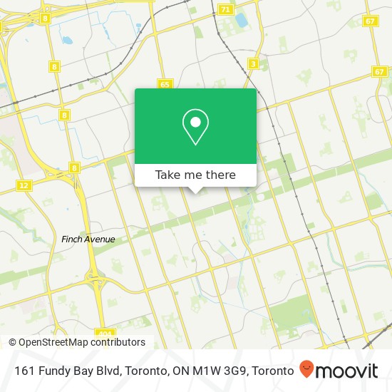 161 Fundy Bay Blvd, Toronto, ON M1W 3G9 plan