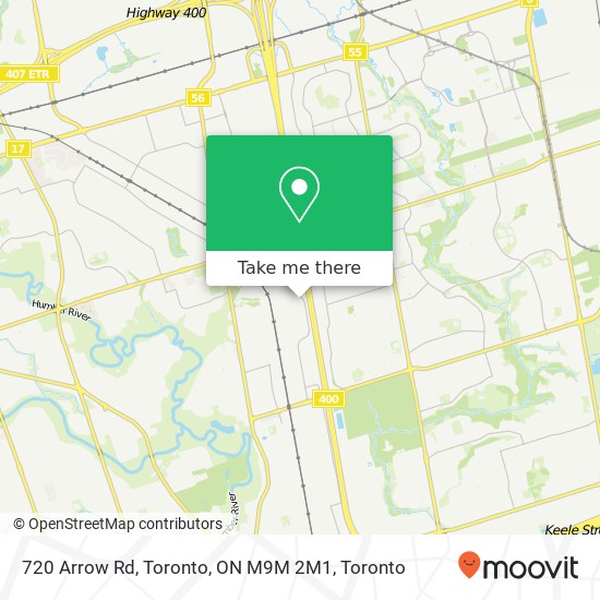 720 Arrow Rd, Toronto, ON M9M 2M1 map