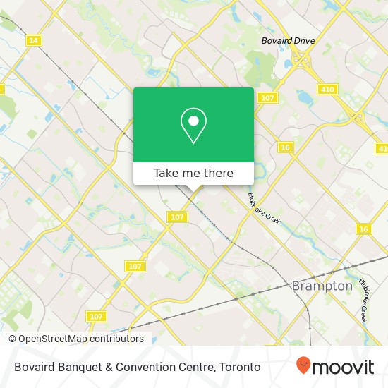 Bovaird Banquet & Convention Centre map