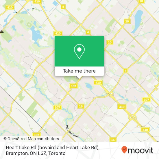 Heart Lake Rd (bovaird and Heart Lake Rd), Brampton, ON L6Z map