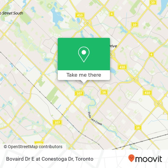 Bovaird Dr E at Conestoga Dr plan