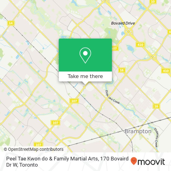 Peel Tae Kwon do & Family Martial Arts, 170 Bovaird Dr W map