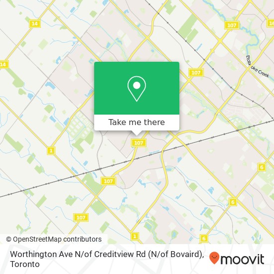 Worthington Ave N / of Creditview Rd (N / of Bovaird) map