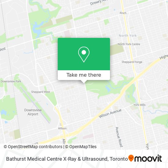 Bathurst Medical Centre X-Ray & Ultrasound map