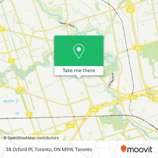 38 Orford Pl, Toronto, ON M9W plan