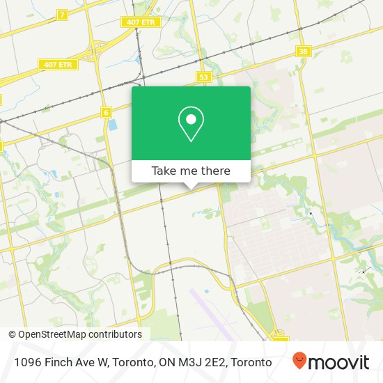 1096 Finch Ave W, Toronto, ON M3J 2E2 map