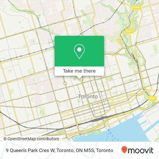 9 Queen's Park Cres W, Toronto, ON M5S plan