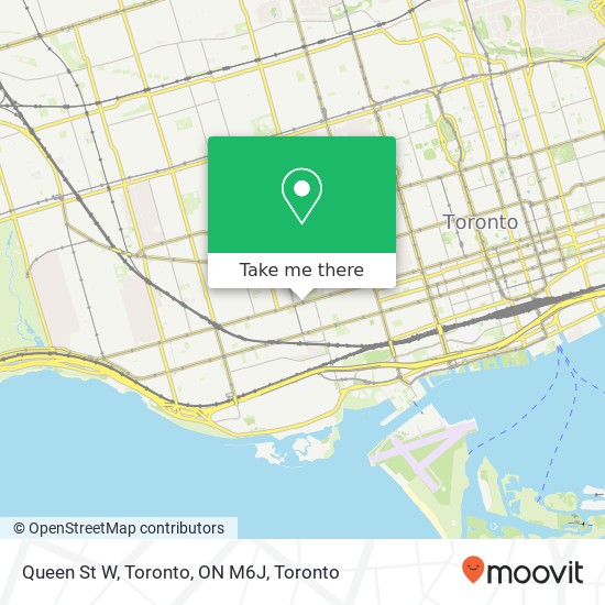Queen St W, Toronto, ON M6J plan