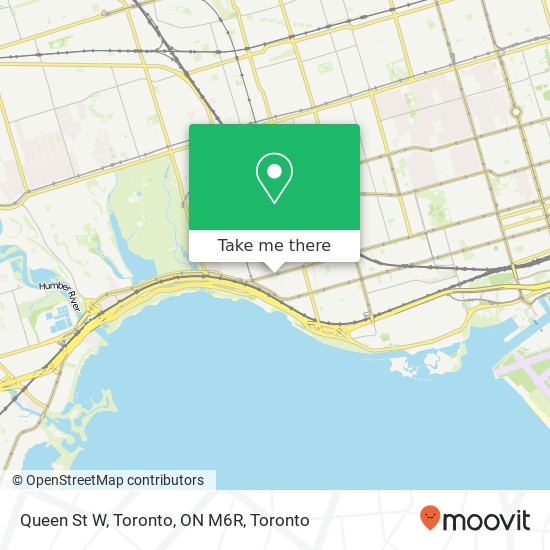 Queen St W, Toronto, ON M6R plan
