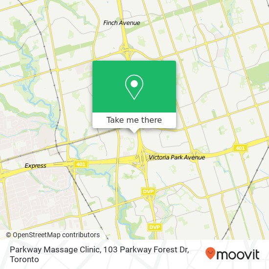 Parkway Massage Clinic, 103 Parkway Forest Dr map