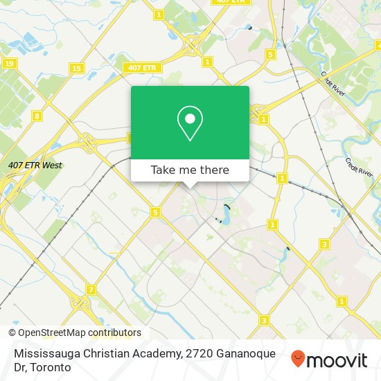 Mississauga Christian Academy, 2720 Gananoque Dr plan