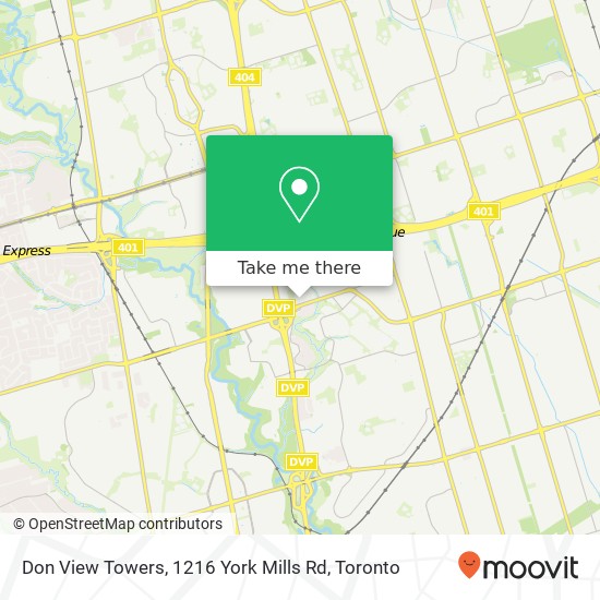 Don View Towers, 1216 York Mills Rd plan