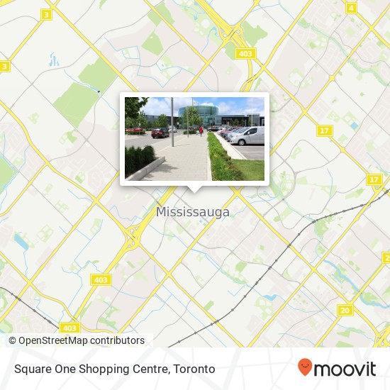 Square One Shopping Centre map