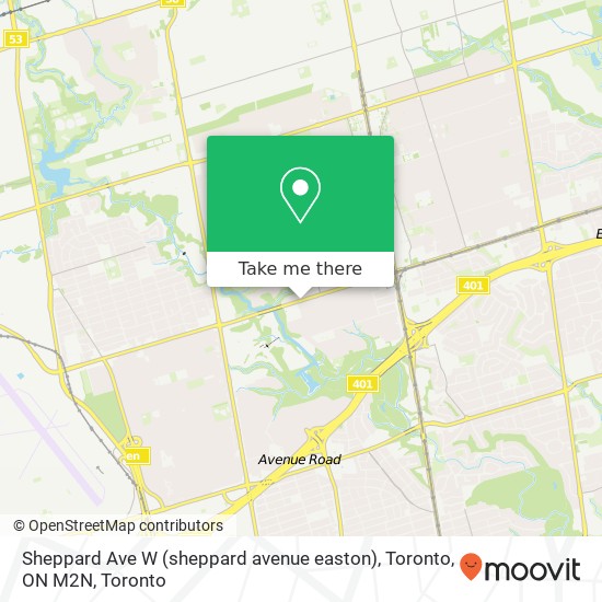 Sheppard Ave W (sheppard avenue easton), Toronto, ON M2N plan